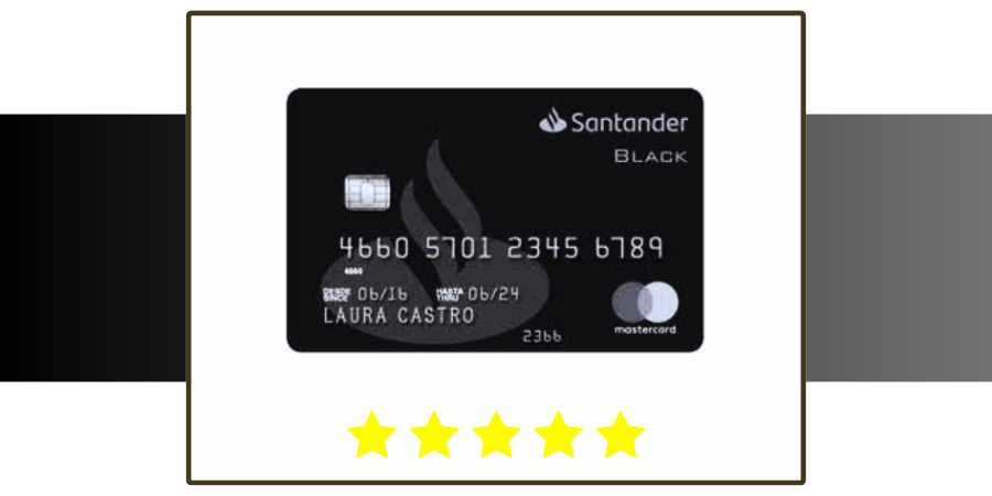 Solicita la tarjeta Santander Black.